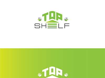 Logo for Top Shelf brand eco food green illustration logo market vector