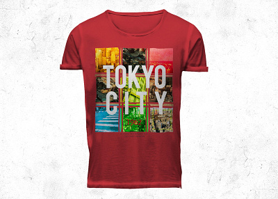 T-Shirt Design Tokyo City 60316 city design t shirt design textile design tokyo unisex woman woman t shirt