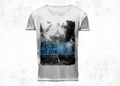 T-Shirt Design Arcadia design grunge t shirt design textile design woman t shirt