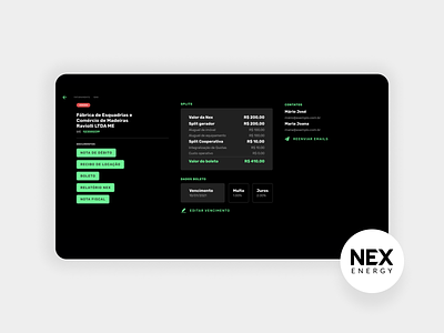 NEX Energy - Internal Platform [1/2] design system energy future ui ux