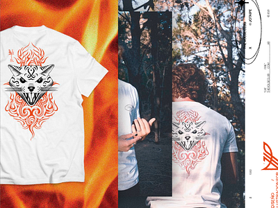 "CAT FIRE" ft. @thevolgeclub apparel brand cat clothes clothing brand color design digital drawing fire graphic design illustration merch tattoo tattoo design tee shirt texture tshirt tshirt design typography