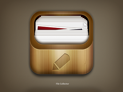 Practice iCON app earth file grass icon ios paper phoebe ui wood