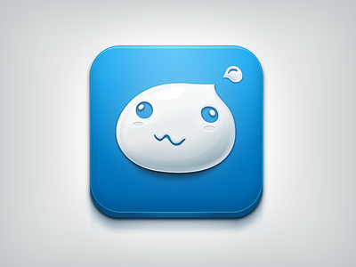 iCON for RO app blue icon ios iphone monster polly ro