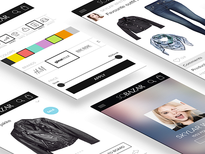 Sobazaar fashion responsive ui user experience user interface ux web design