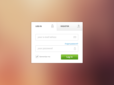 Log In Form @2x form input log in login register ui user interface