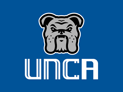UNC Asheville Rebrand Concept asheville bulldog college logo north carolina university