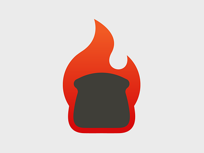 Burnt Toast Gaming bread esports esports logo fire gaming toast