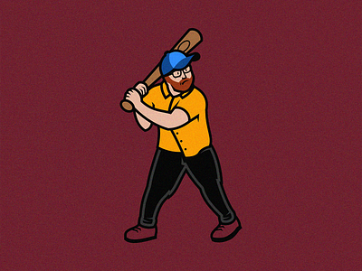 Swingin' Mike Update baseball logo me personal