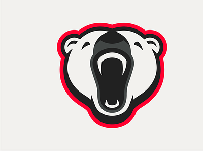 Polar Bear Logo bear head logo polar bear roar