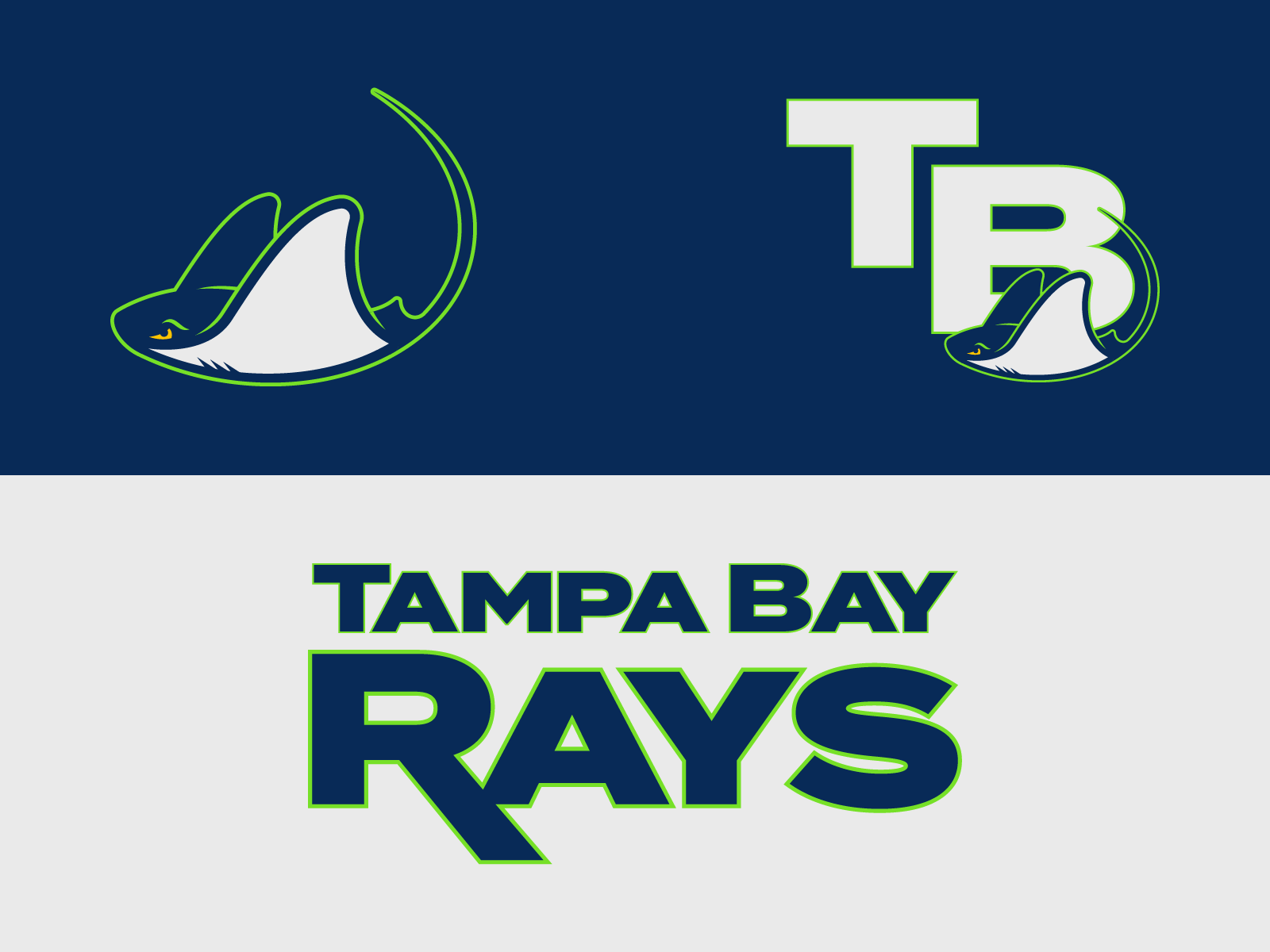 Tampa Bay Rays (MLB) Logo Color Scheme » Brand and Logo »