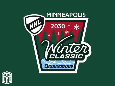 Winter Classic ice hockey logo minnesota nhl wihf winter classic