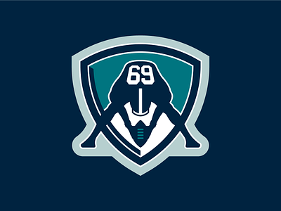 Fantasy Football League american football branding crest fantasy football football logo nfl