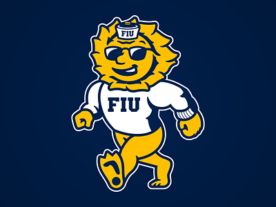 Florida International Sunblazers branding design fiu florida illustration logo mascot miami panthers sun vector