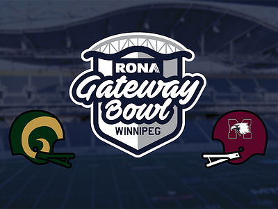 Winnipeg Gateway Bowl bowl game canada college football crest logo manitoba stadium winnipeg