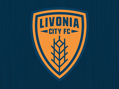 Livonia City FC crest football michigan soccer soccer crest