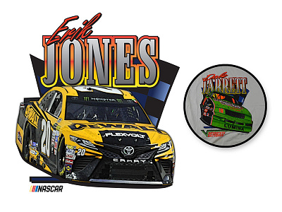 Erik Jones Vintage Design 90s car nascar retro shirt vintage