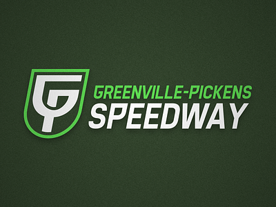 Greenville-Pickens Speedway circuit logo monogram nascar racing speedway