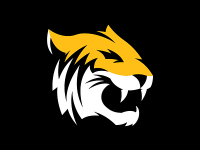 TigerCats big cat cat face football logo tiger tigercat