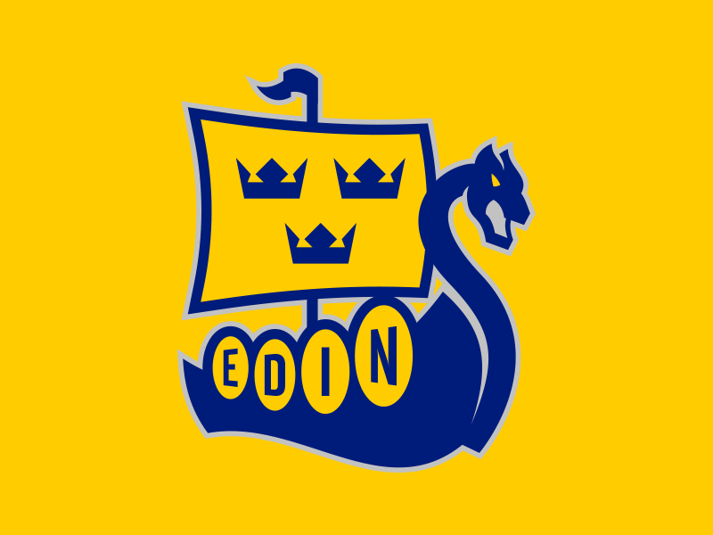 Niklas Edin Curling brand logo olympics curling crown ship viking sweden