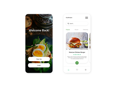 Recipe Mobile Ui