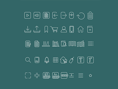 Icon For Ebook Application app dailyui design ebook graphic graphic design icon icon app logo ui uidesign ux web
