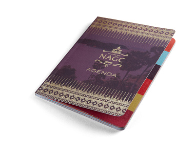 Thailand Event: Agenda Pocketbook (itinerary) agenda amway book box branding custom printing event foil gold gold foil gold foil stamp invitation itinerary lapel pin neenah paper packaging pantone postcard thailand travel