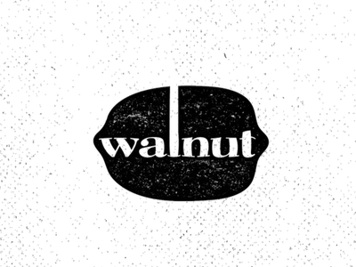 Walnut Mark lockup logo mark walnut
