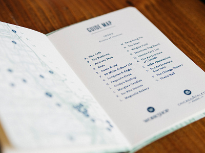 Y2Kasnic Wedding Guidebook - Chicago Guide Map
