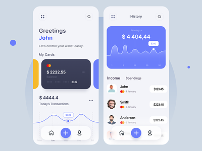 My Personal Wallet App Exploration 2022 app personal project screen team trend ui unlikeothers wallet work