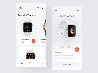 Watches Product App Exploration 2022 app arslan exploration new popular product screen trend ui watch