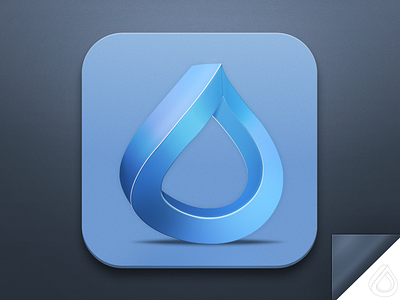 IOS drop icon by Arslan Ali on Dribbble