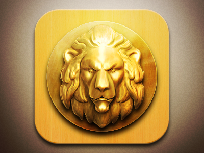 Lion IOS app icon