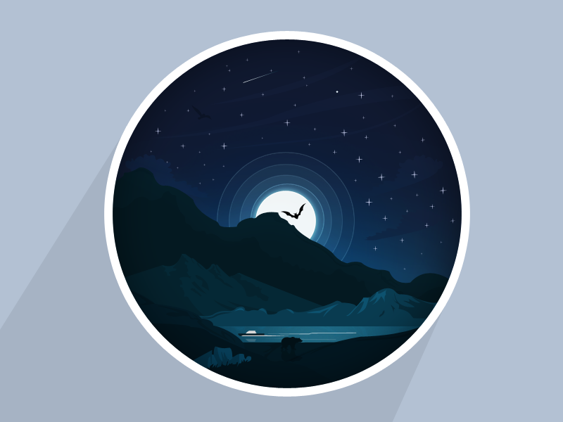 Mountain by Arslan Ali on Dribbble