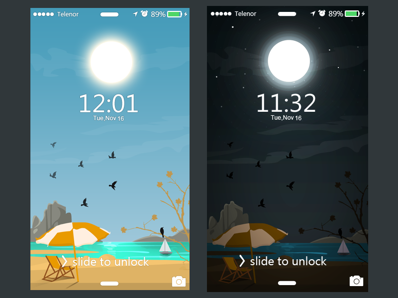 Day &Amp; Night Wallpapers By Arslan Ali On Dribbble