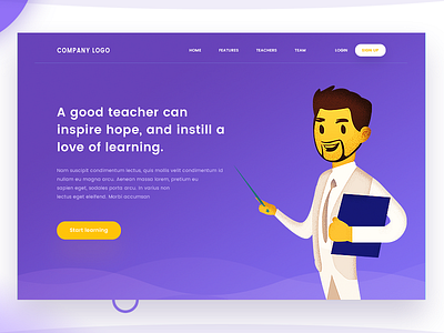 Education Landing Page arslan education landing learn page pakistan teacher