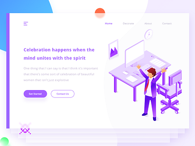 Workspace Landing Page ( 2 Invites ) arslan celebration illustration landing page pakistan workspace