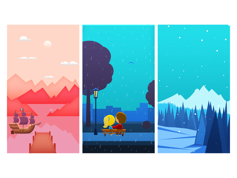 Weather Illustrations by Arslan Ali on Dribbble