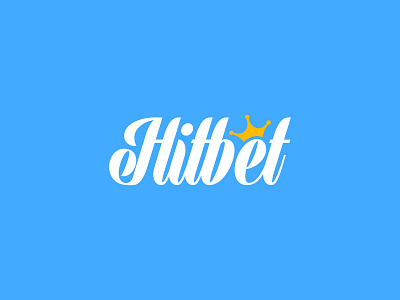 hitbet bet brand identity branding crown logotype