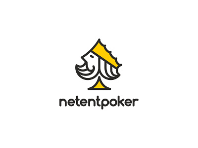 net ent poker ace bet brand identity branding clever face king online poker spades website