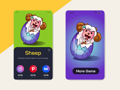 sheep characterdesign design graphic designer icon illustration ui ux vector