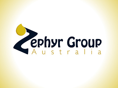 Logo Zephyre Group Australia design illustration logo typography vector