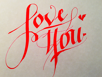 Valentine’s Day Lettering lettering
