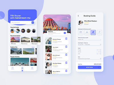 Guide booking apps app apps booking holiday travel ui ui design uidesign uiux