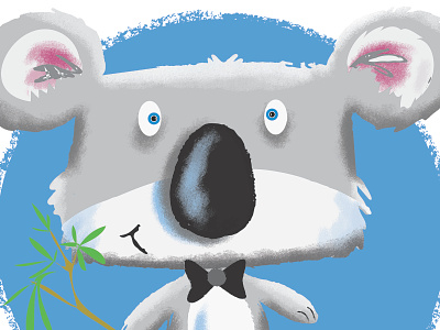 Koala Character cartoon character humor humour illustration illustrator photoshop