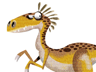 Utharaptor cartoon character design dinosaur dinosaurs humor humour illustration illustrator photoshop vector