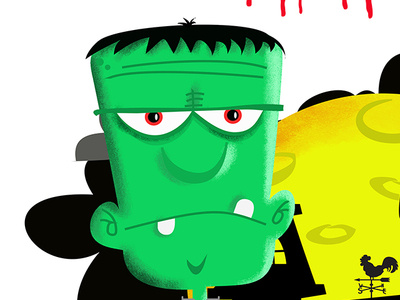 Halloween Illustration cartoon character character design childrens design halloween humor humour illustration illustrator monster photoshop vector