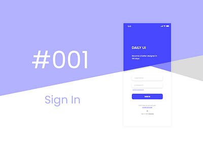 Daily UI #001