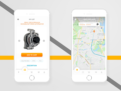 Location Tracker app cart dailyui design figma iphone location location pin motor tracker tracking ui ux vehicles