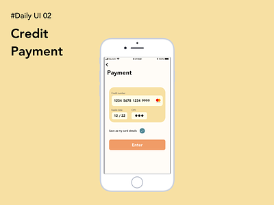 Daily UI Challenge 002: Credit payment app creditcard dailyui dailyui002 payment form sketchapp ui uidesign アプリ