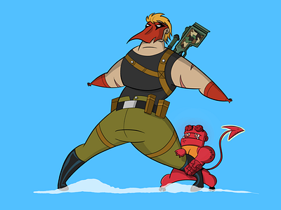 Grifter and Hellboy